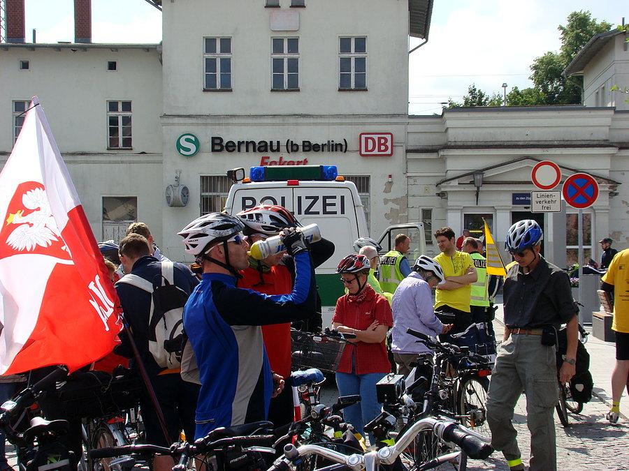 Sternfahrt 2014 dworzec w Bernau