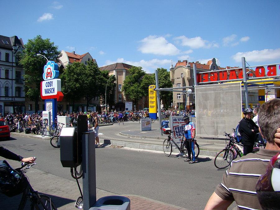 Sternfahrt 2014 już kilka godzin w drodze , zaczynamy rozglądać się za toaletą