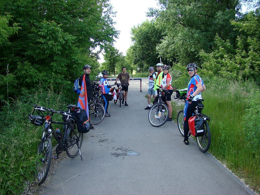 Sternfahrt 2014 przerwa w drodze do Bernau