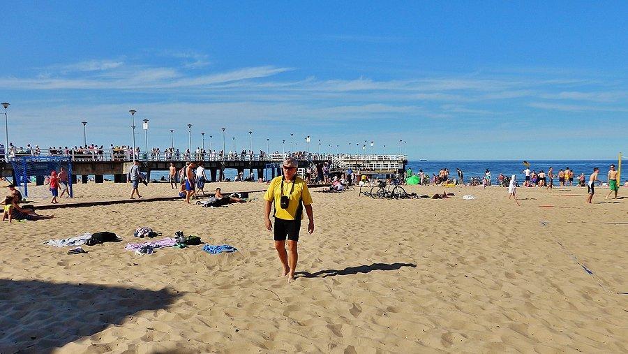 18 Metropolitalny Wielki Przejazd Rowerowy. Plaża w Brzeźnie