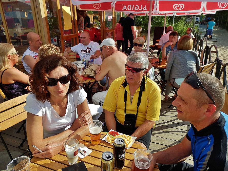 18 Metropolitalny Wielki Przejazd Rowerowy. Plaża w Brzeźnie. Kawka i piwko,obowiązkowo :)