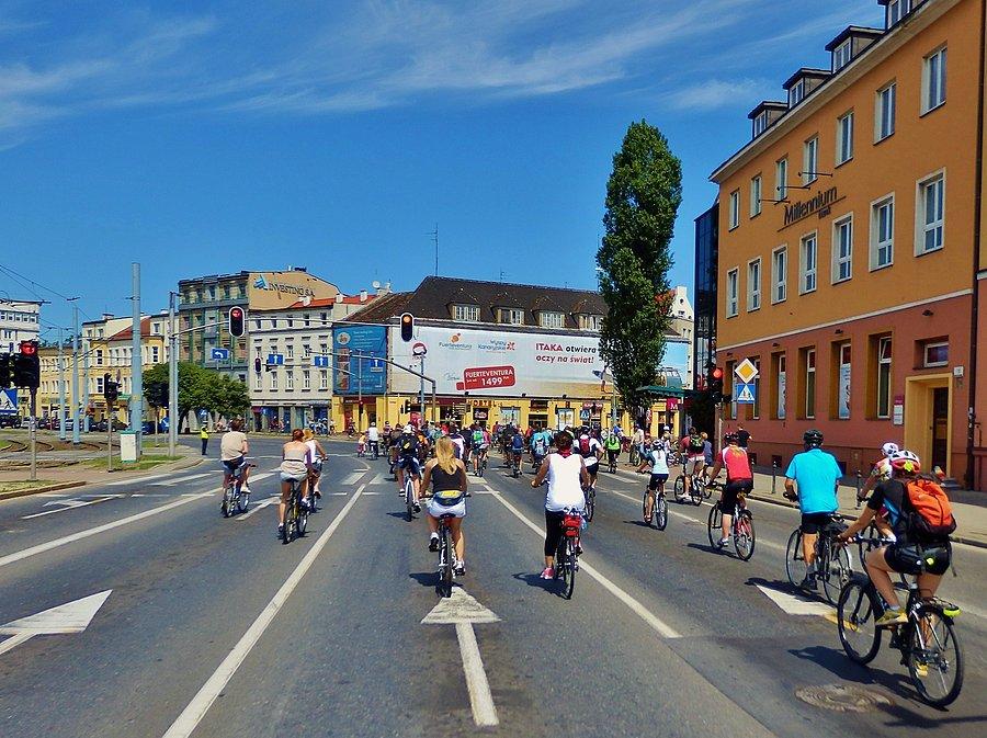 18 Metropolitalny Wielki Przejazd Rowerowy - na trasie,jesteśmy w Gdańsku