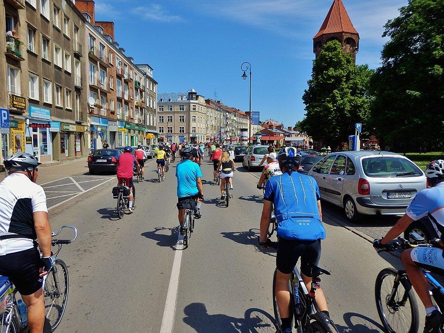 18 Metropolitalny Wielki Przejazd Rowerowy - na trasie,jesteśmy w Gdańsku