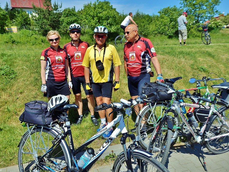 18 Metropolitalny Wielki Przejazd Rowerowy - na trasie, jesteśmy w Pruszczu Gd