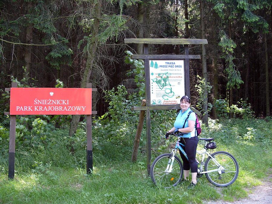 Dalej ruszamy jedną z pięciu druk przez Park Śnieżnicki, oczywiście snując nowy plan następnych odwiedzin naszych ulubionych znajomych Goblinów