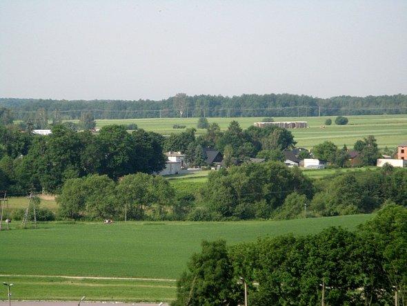 Widok na pola koło Bychawy
