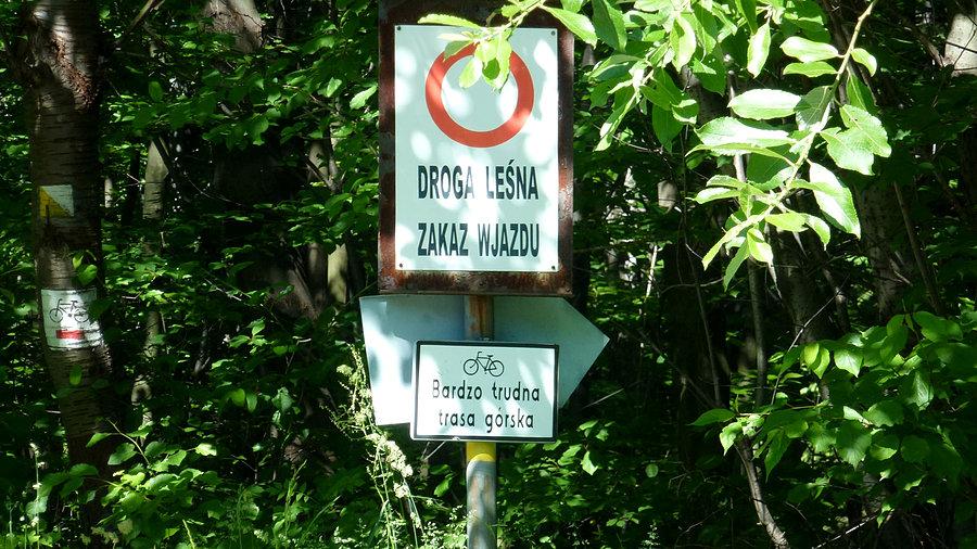 Bardzo trudna trasa górska