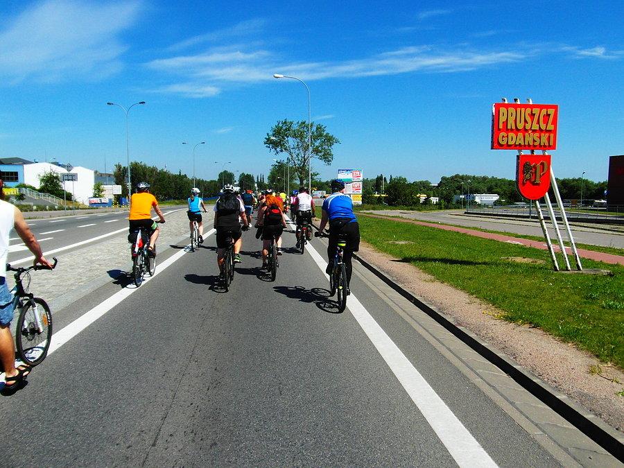 18 Metropolitalny Wielki Przejazd Rowerowy - dojazd do Pruszcza Gd