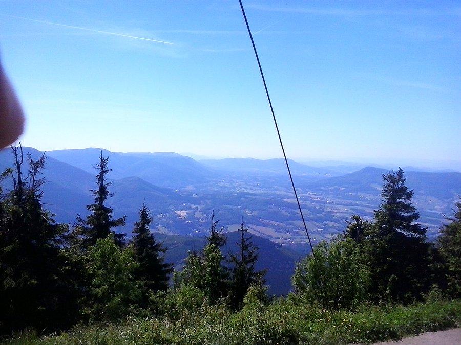 Widok z Lysej Hory