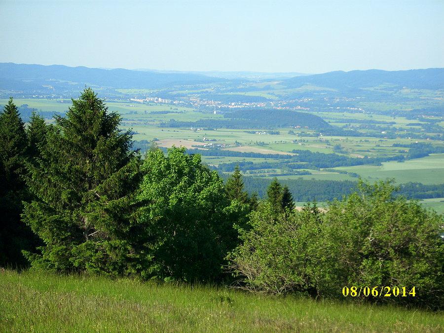 Widok z Huty na Kłodzko