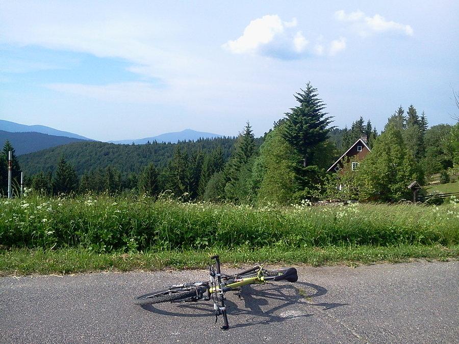 Widok na Łysą z Bumbalki