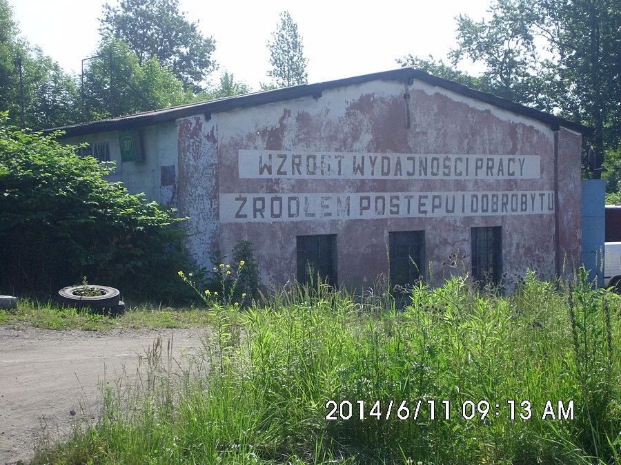 Wzrost wydajności pracy źródłem postępu i dobrobytu - budynek przy DTŚ-ce w Zaborzu