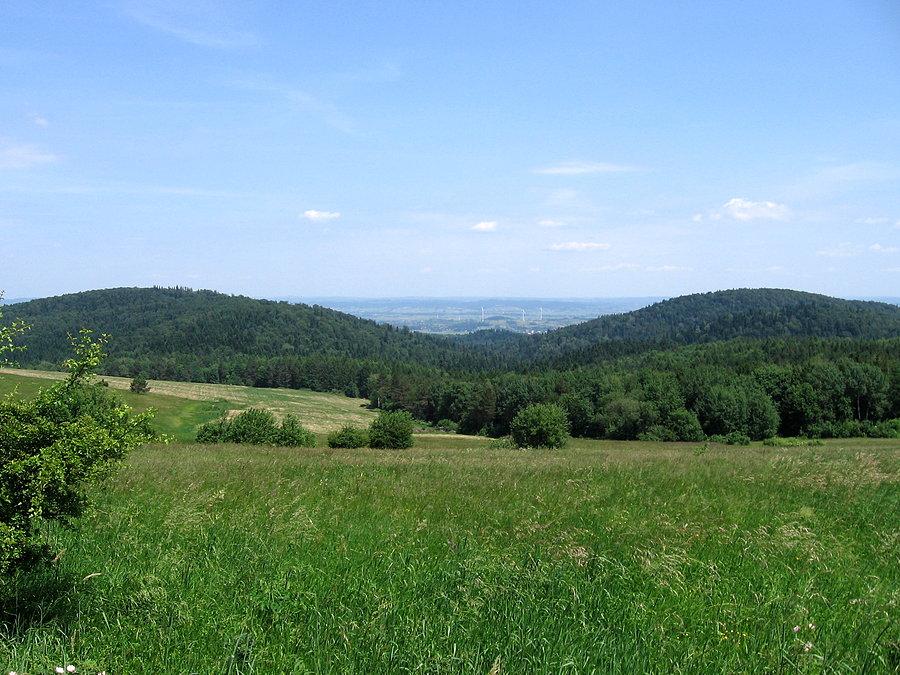 Sucha Góra (611 m.n.p.m) i Mogiła (606 m.n.p.m)