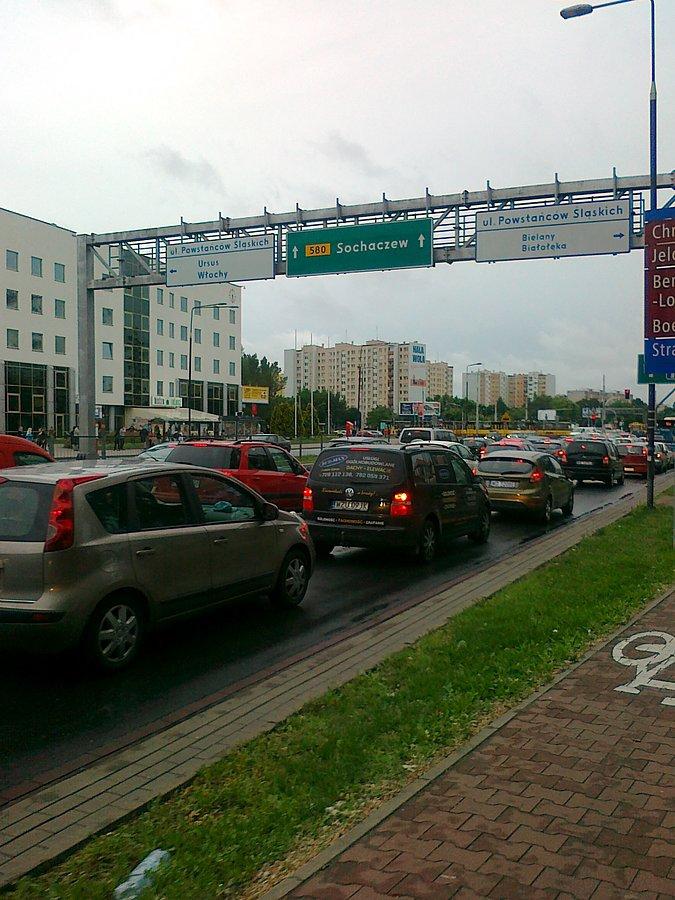 Piątkowy wyjazd z Warszawy