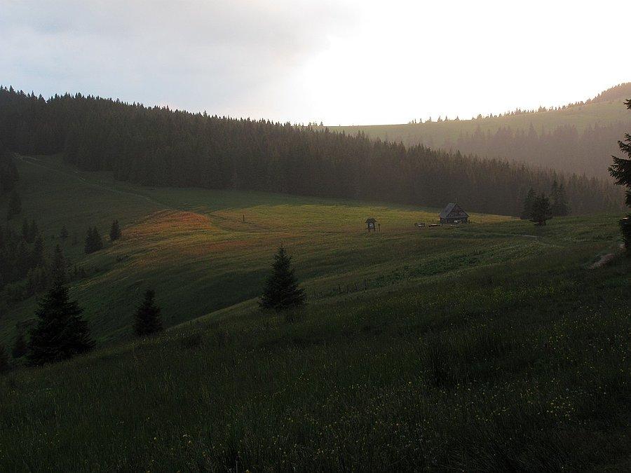 Zachód na Hali Długiej