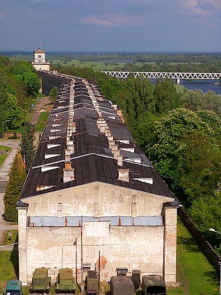Koszary - widok z Wieży Czerwonej
