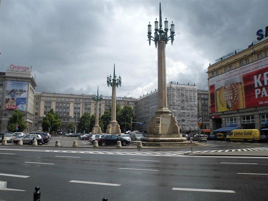 Południowy fragment Placu Konstytucji w Warszawie