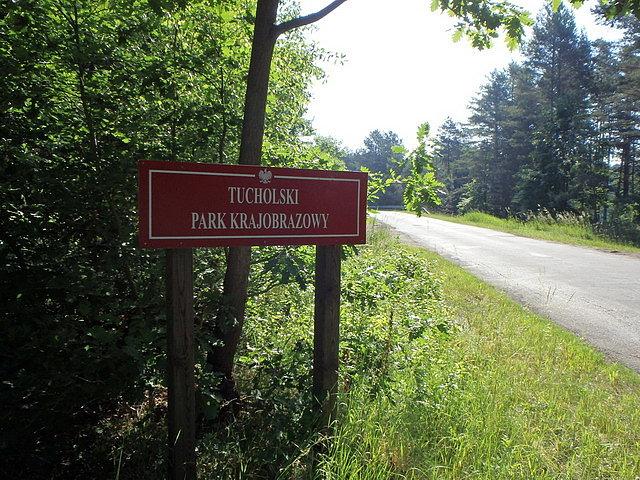Tucholski Park Krajobrazowy od strony zachodniej