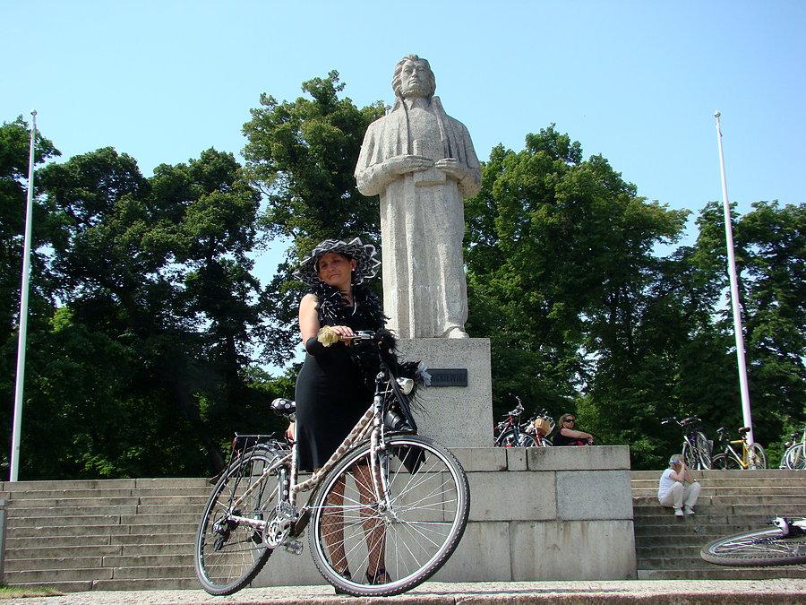 Święto Cykliczne 2014 Szczecin - Muza i Poeta Nasza koleżanka w stroju do konkursu na najciekawsze przebranie