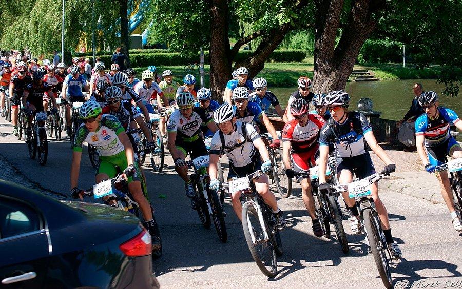 Nowe super doświadczenie - pierwsze kilometry w czołówce :)
