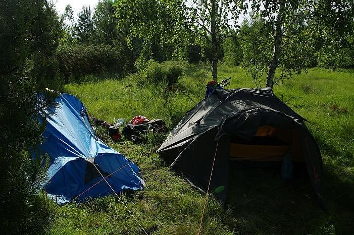 Nasza noclegownia gdzieś pod Narolem