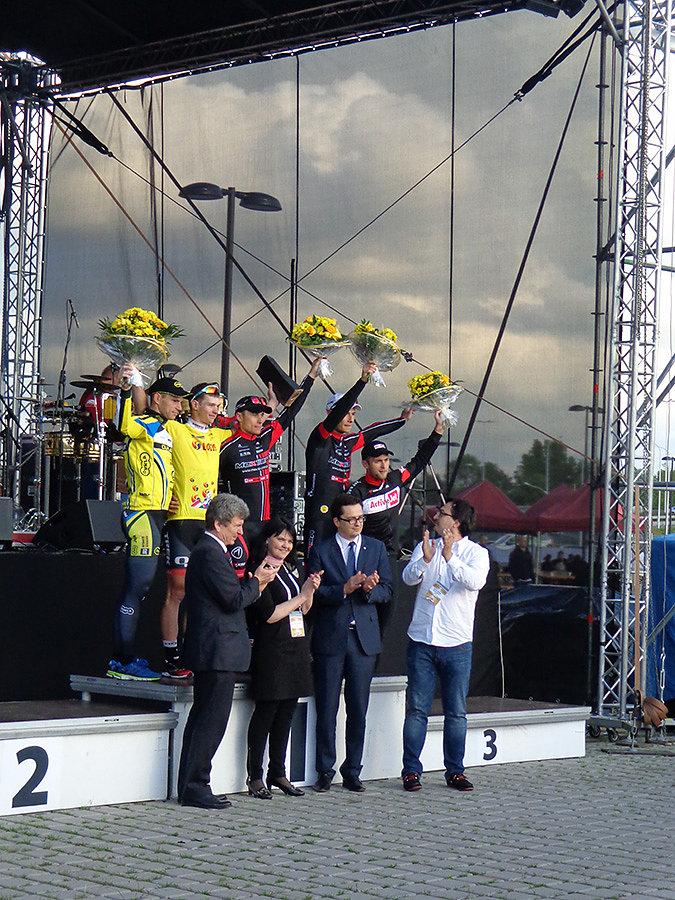 Podium Wyścigu Wyszechradzkiego I