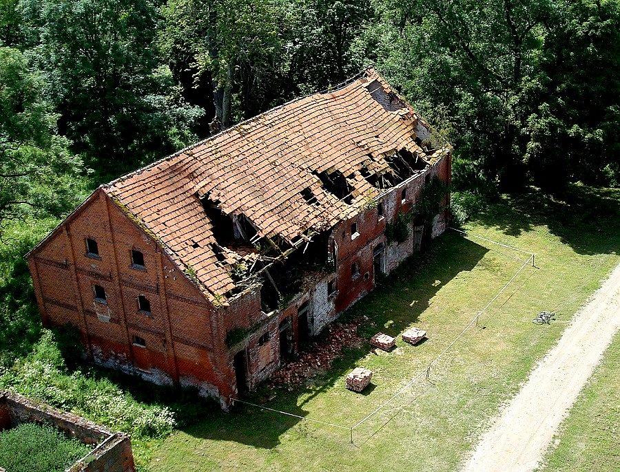 Widok z wieży zamku w Swobnicy