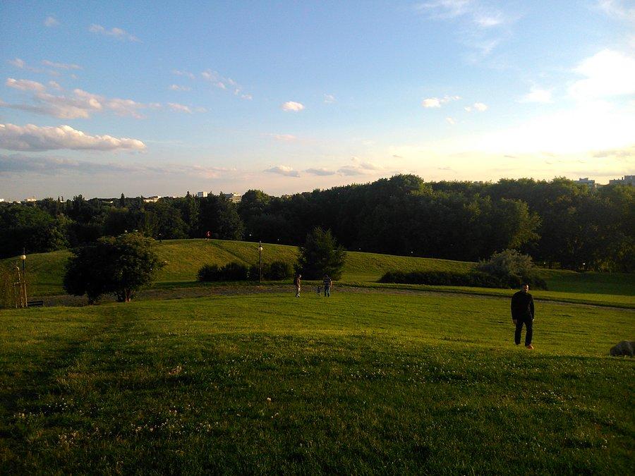 Widok, na Park Moczydło