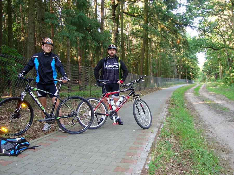 Pierwszy postój w parku w Gołuchowie