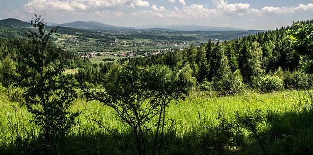 Piękna panorama gór