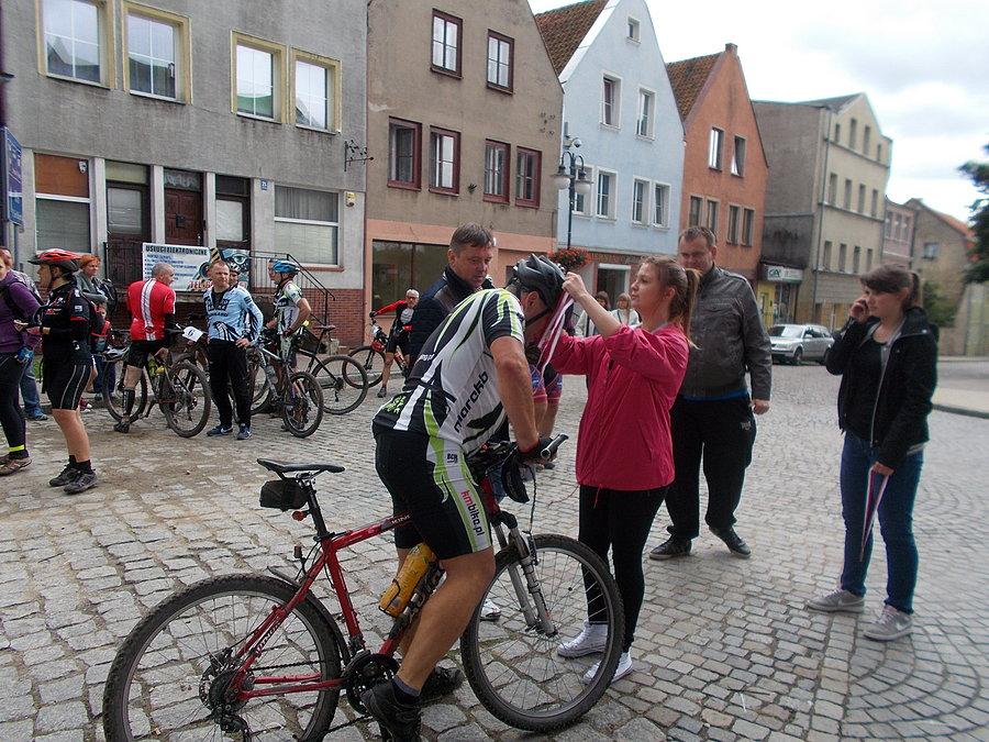 MTB Pasłęk - Marek na mecie