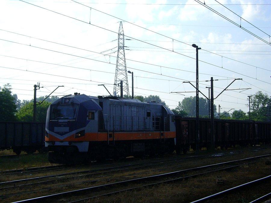 311D-15 DB Schenker Rail na stacji Tomaszów Mazowiecki