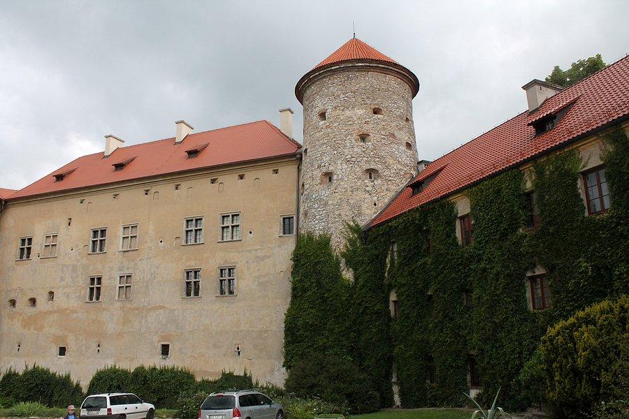 Pieskowa Skała widok z dziedzińca