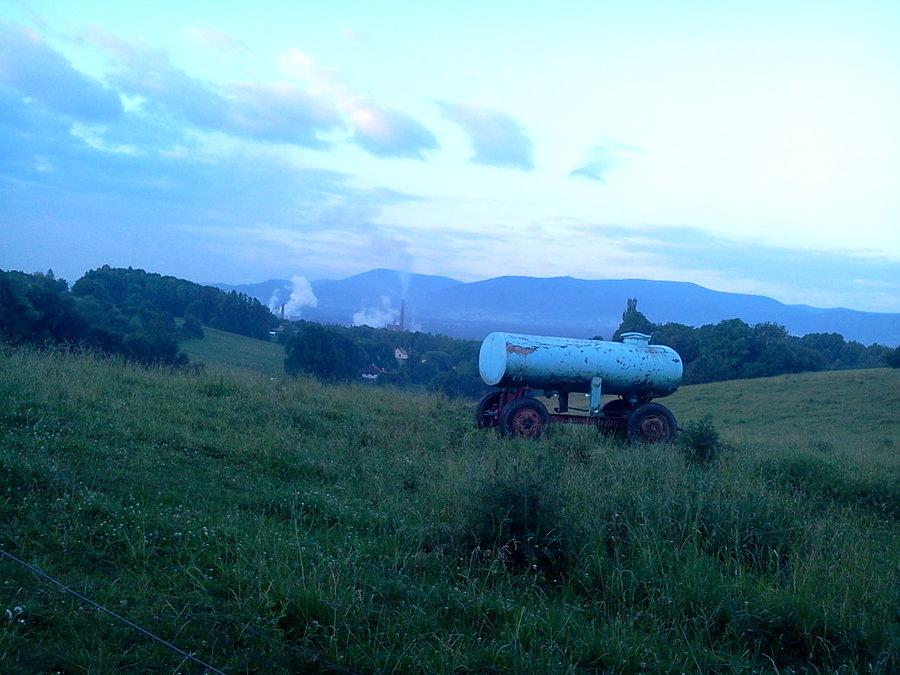 Widok na Trzyniec oraz Ostry i Jaworowy