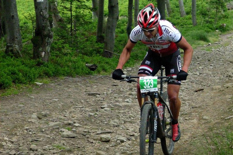 Patryk Piasecki zwyciężca Beskidy MTB Trophy 2014
