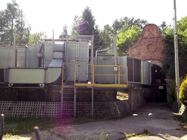 Położony na uboczu szyb wentylacyjny Trinitatis