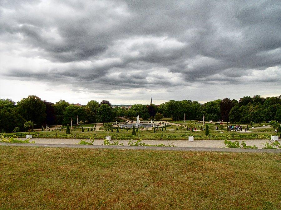 Widok na park od strony Pałacu Sanssouci