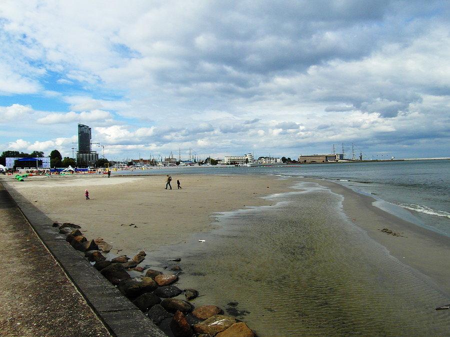 Plaża w Gdyni- szkoda, że taka pusta
