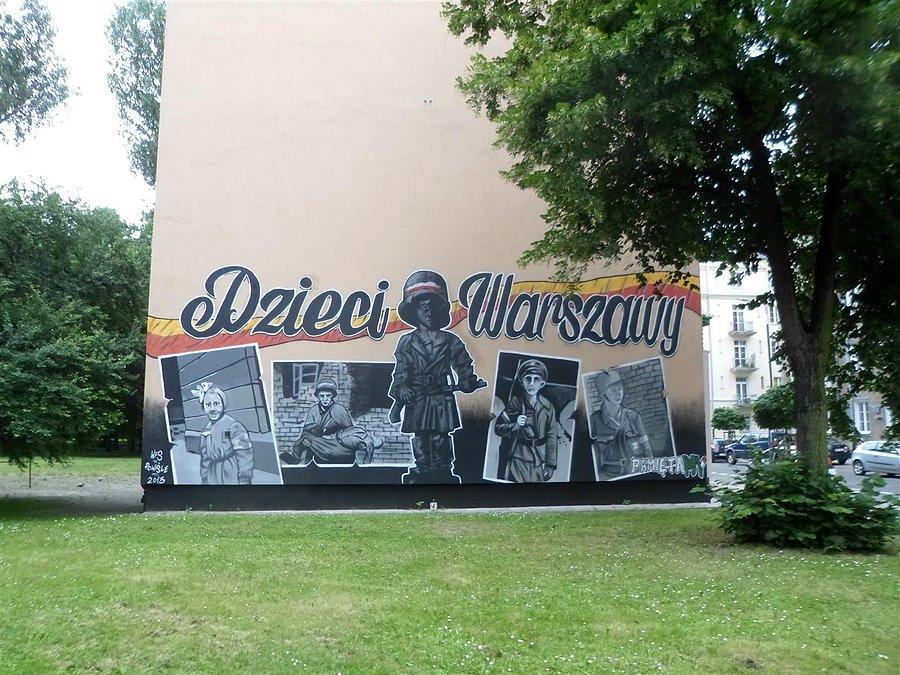 Street art na Powiślu ul. Wilanowska