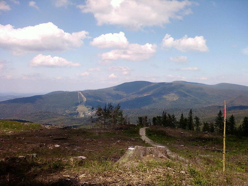 Widok na Mosorny Groń