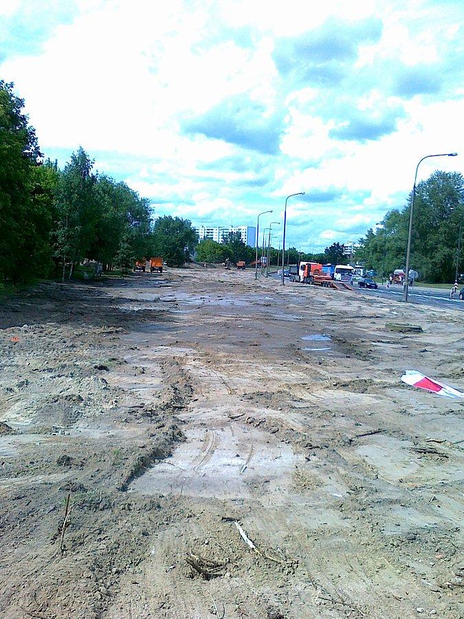 Prace na Powstańców idą błyskawicznie, oby tak dalej