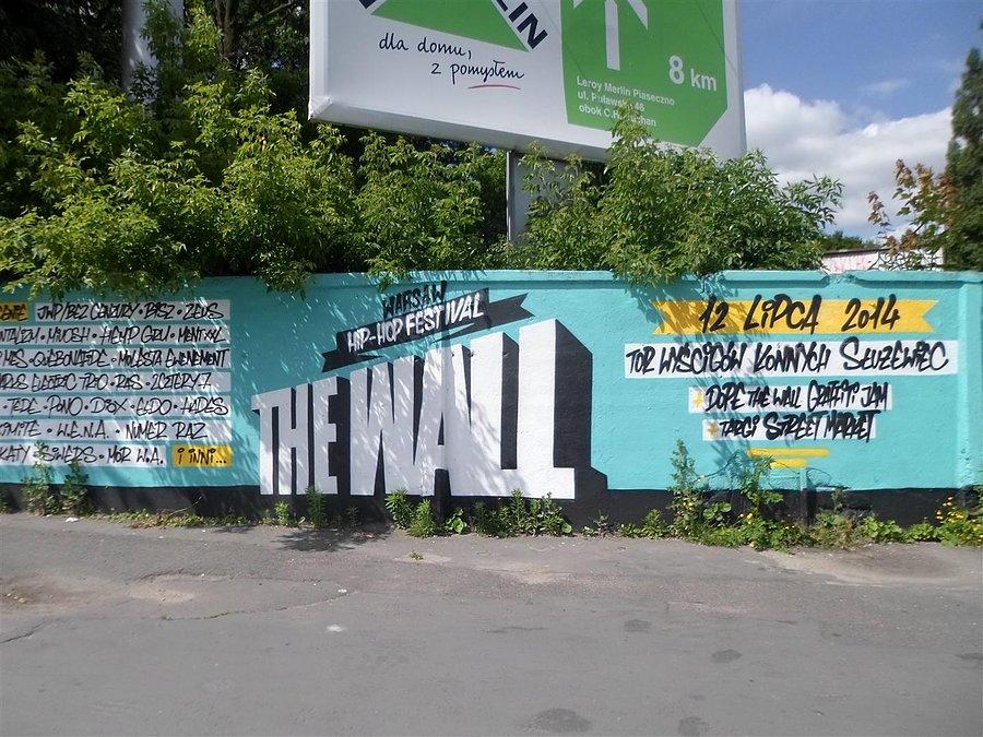 Mural informacyjny hip festiwal