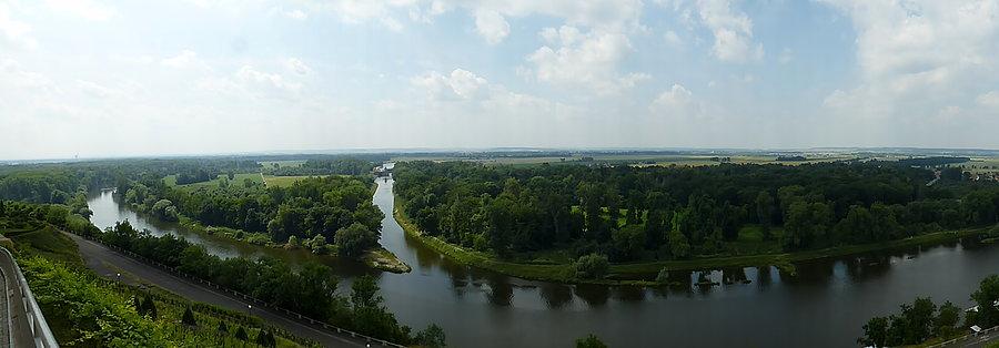 Melnik. Zbieg Łaby i Wełtawy
