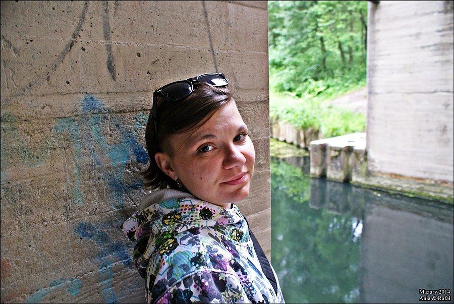 Nieukończona śluza na kanale mazurskim