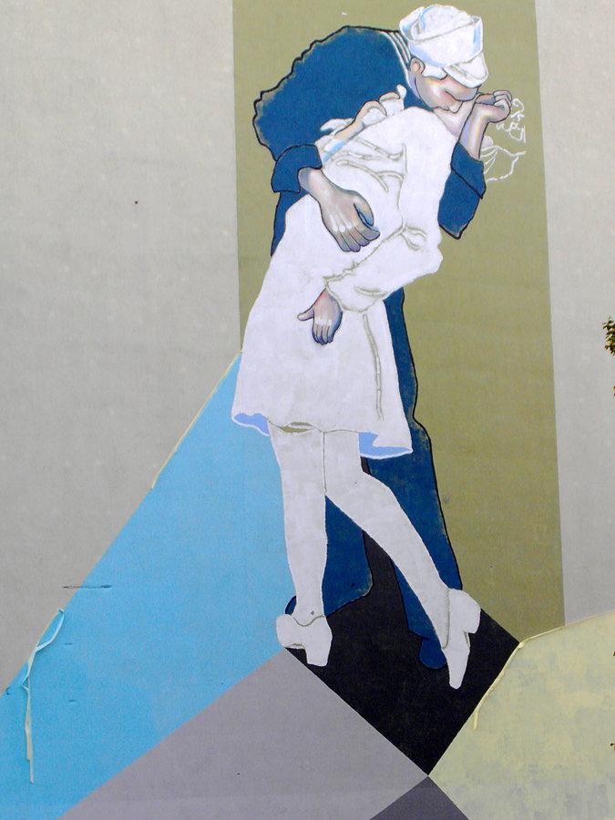 Na jednym z tczewskich bloków powstaje mural zdjącia słynnego fotografa urodzonego w naszym mieście - Alfreda Eisenstaedta