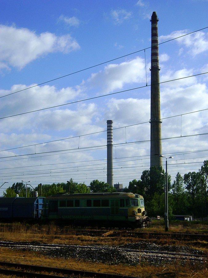 ST43-375 na stacji Tomaszów Mazowiecki