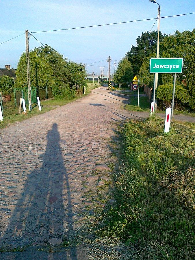 Do Jawczyc też pojechałam dziś szutrówką