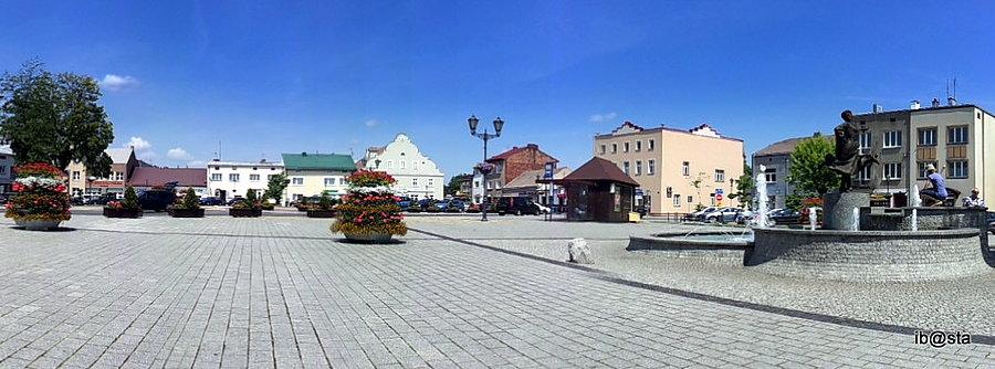 Panoramka na Siewierskim rynku