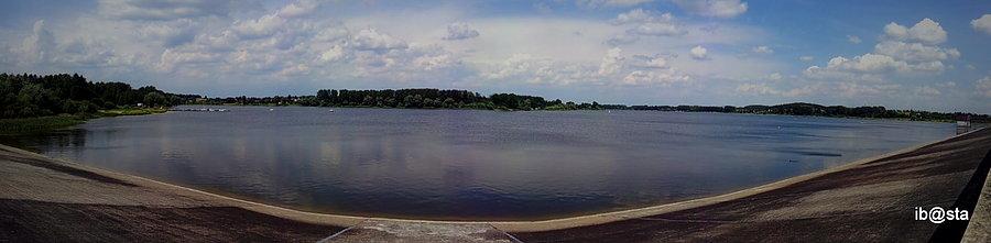 Przeczyce - panorama z zapory