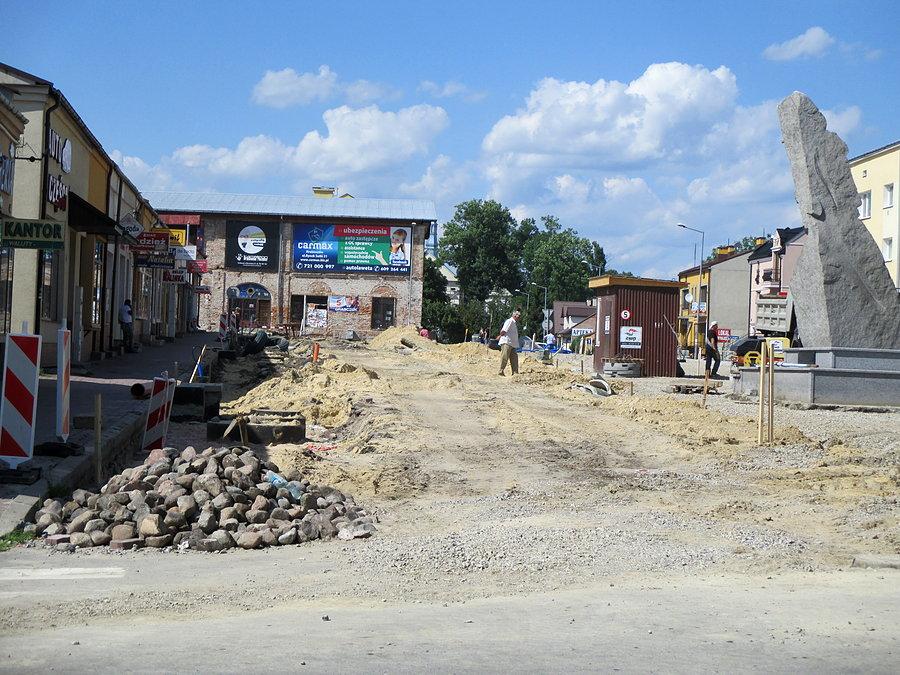 Rozbabrane centrum Hrubieszowa